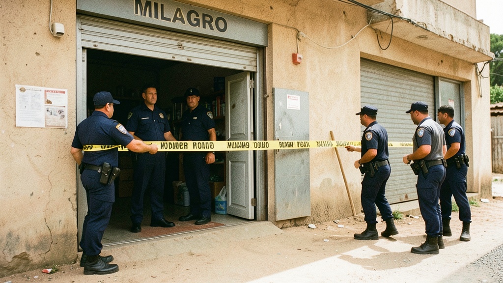 Desmantelan banda que extorsionaba con vacunas a comerciantes en Milagro