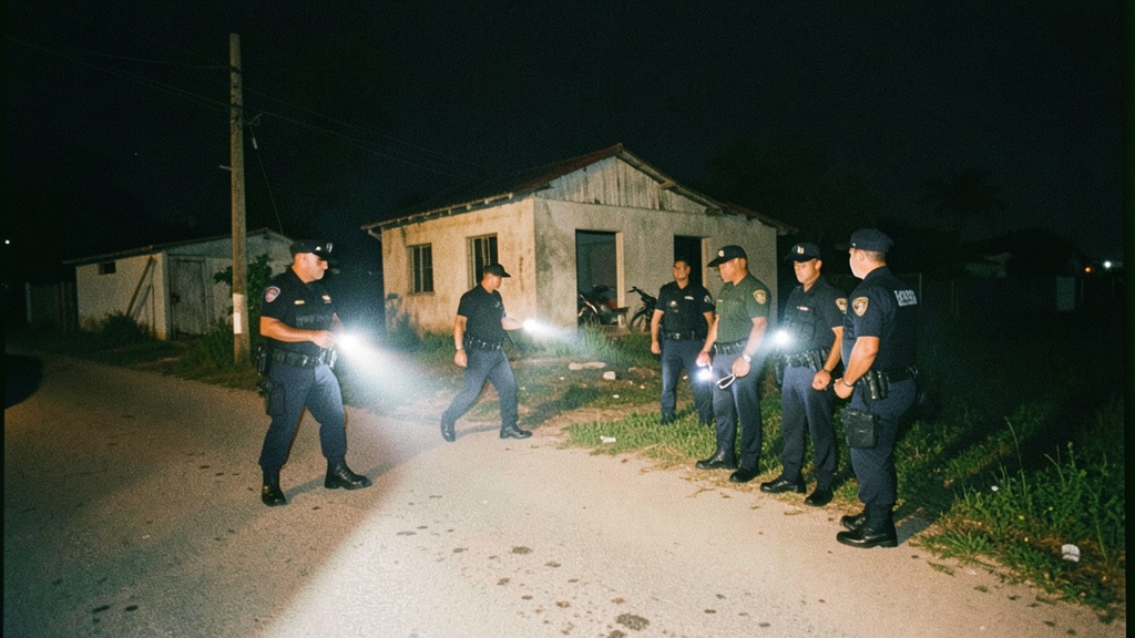 Policía desmonta operativo Convoy en Roberto Astudillo y asegura un cuchillo