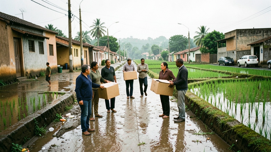 Gobernación del Guayas y Municipio de Milagro distribuyen 5000 kits en zonas inundadas