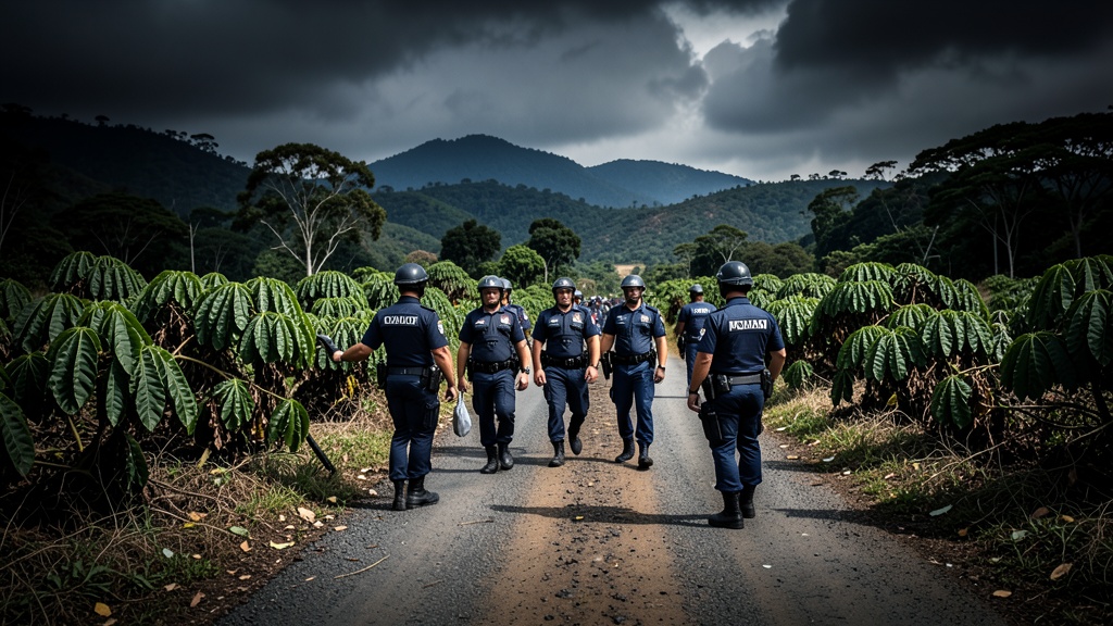 Policía incauta 1,1 toneladas de cocaína y minas antipersonales en Santa Lucía