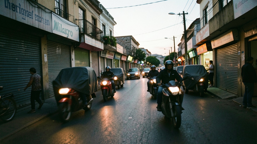 Asaltos con motos y cascos en Milagro: comercios piden prohibir cubrefaces