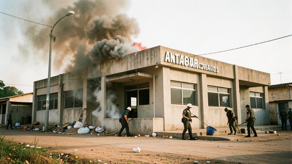 Ataque armado deja dos policías heridos en la Jefatura Antinarcóticos de Milagro