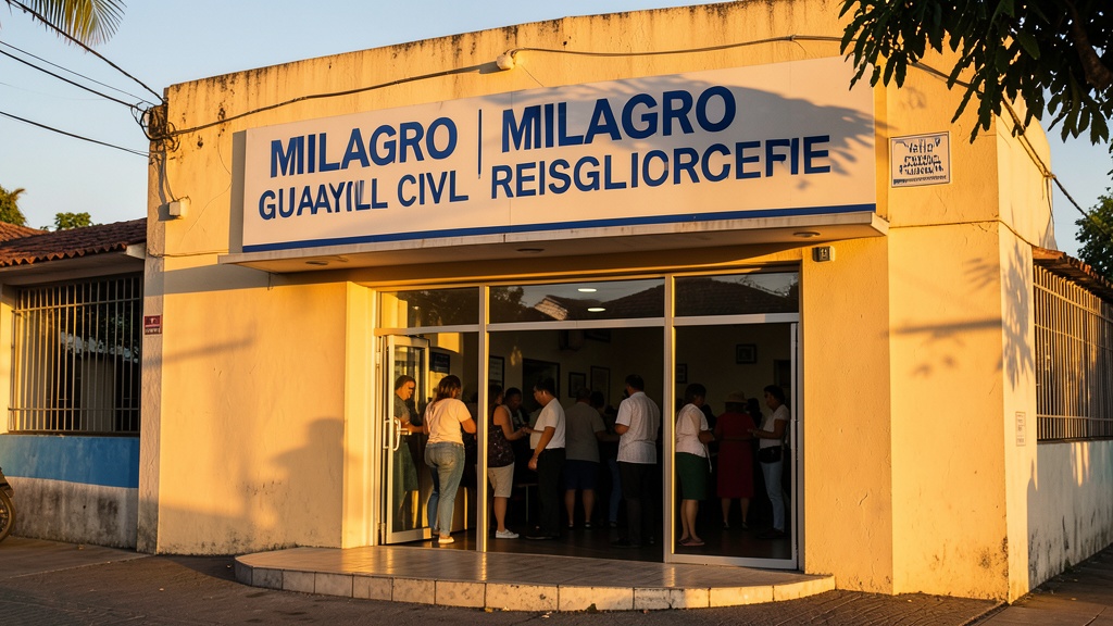 Registro Civil habilita inscripción de defunciones en Agencia Milagro