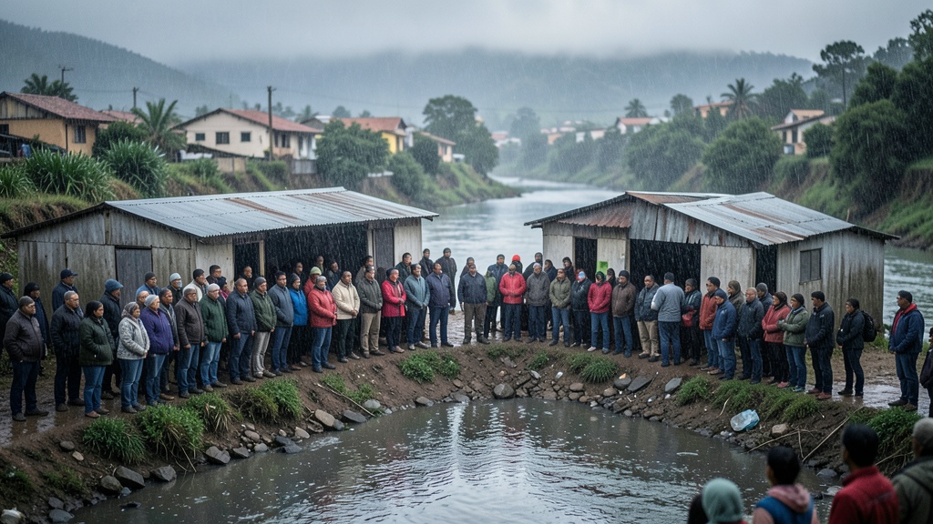 Dos albergues en Milagro para damnificados por inundaciones; críticas ciudadanas exigen dragado del río