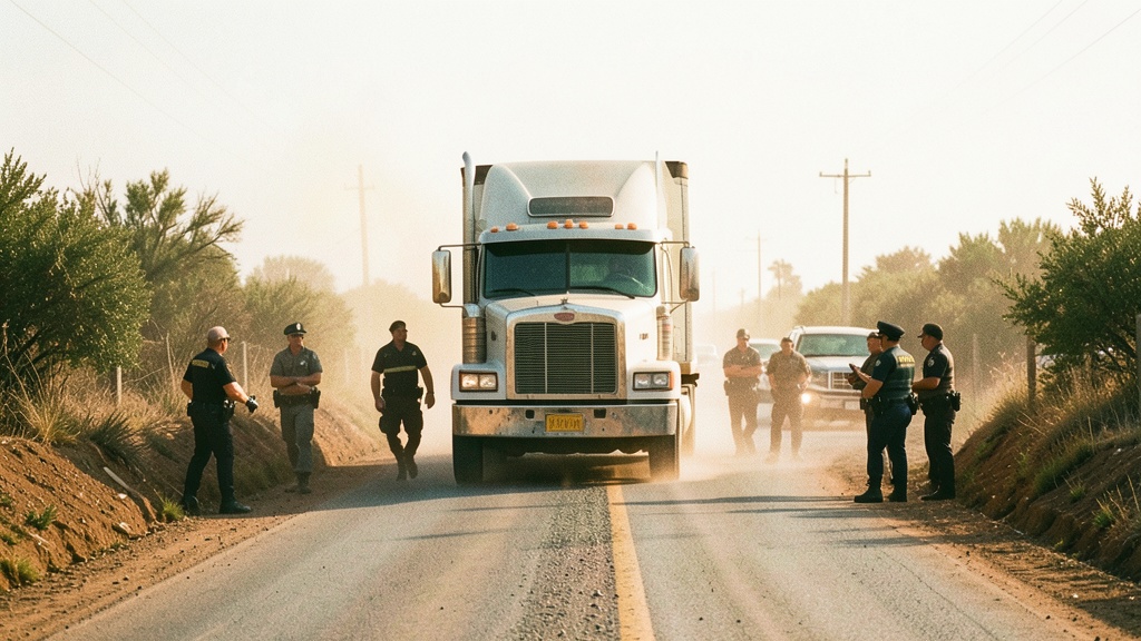 Conflicto entre traileros y agentes de tránsito en Milagro