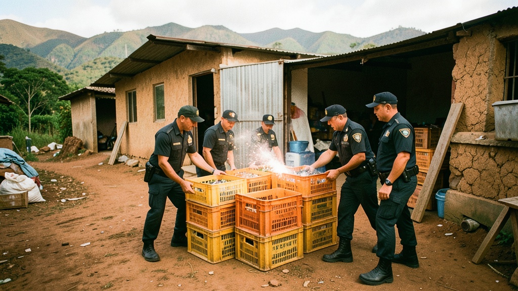 Policía Judicial desmonta bodega ilegal de pirotecnia en Milagro por 180 mil dólares