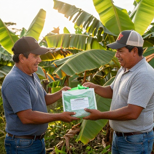 Prefectura del Guayas entrega kits de bioseguridad a 200 productores de plátano