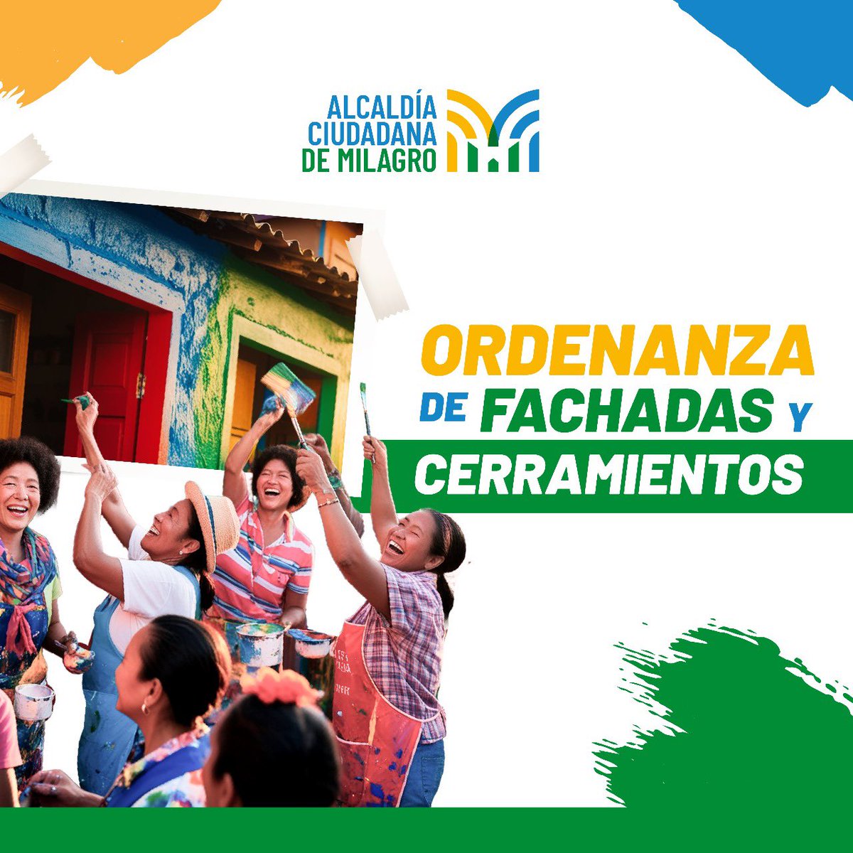 Municipio de Milagro extiende plazo hasta el 31 de agosto para pintar fachadas