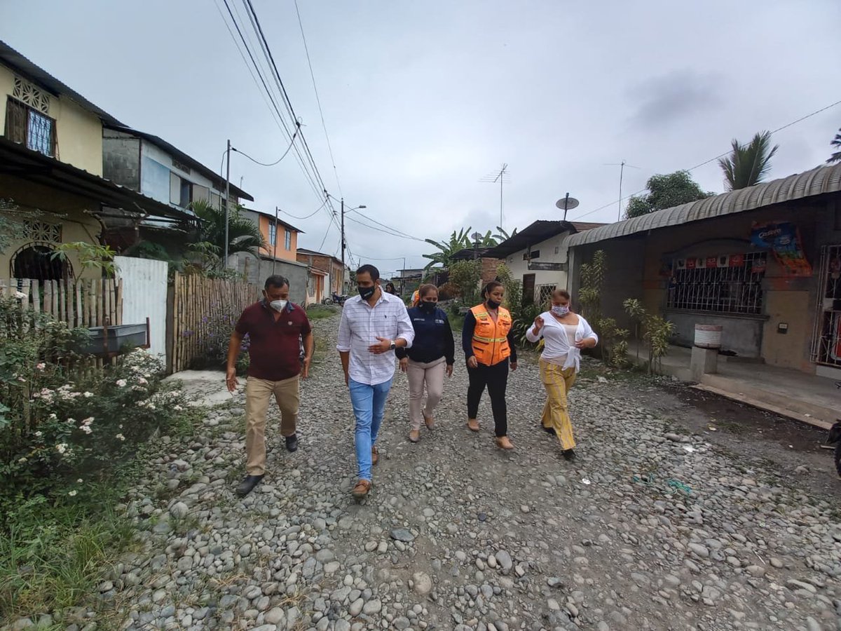 Riesgos Ecuatorianos inspecciona zonas vulnerables del cantón para articular acciones