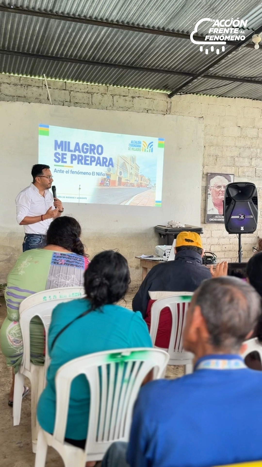Municipio de Milagro entrega recomendaciones ante El Niño en Nueva Unidad Sur