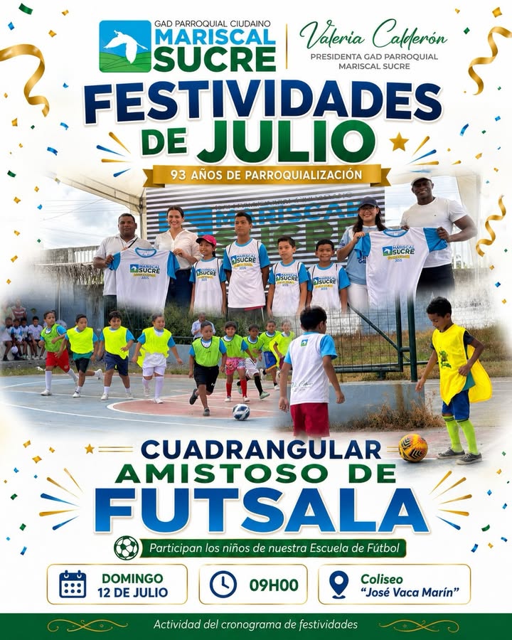 Huaques celebra sus 93 años con futsal y apoyo a la escuela deportiva infantil
