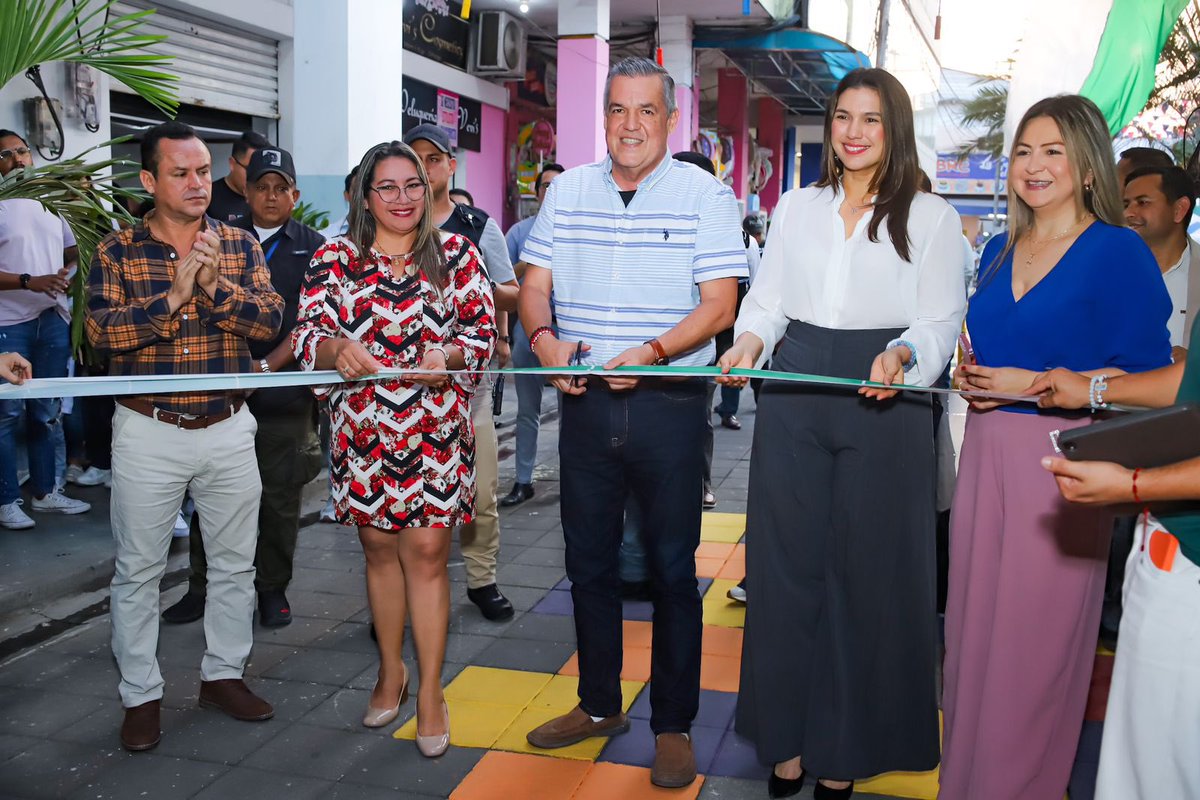 El GAD de Milagro inauguró el Bulevar del Tren como nuevo punto de encuentro comercial